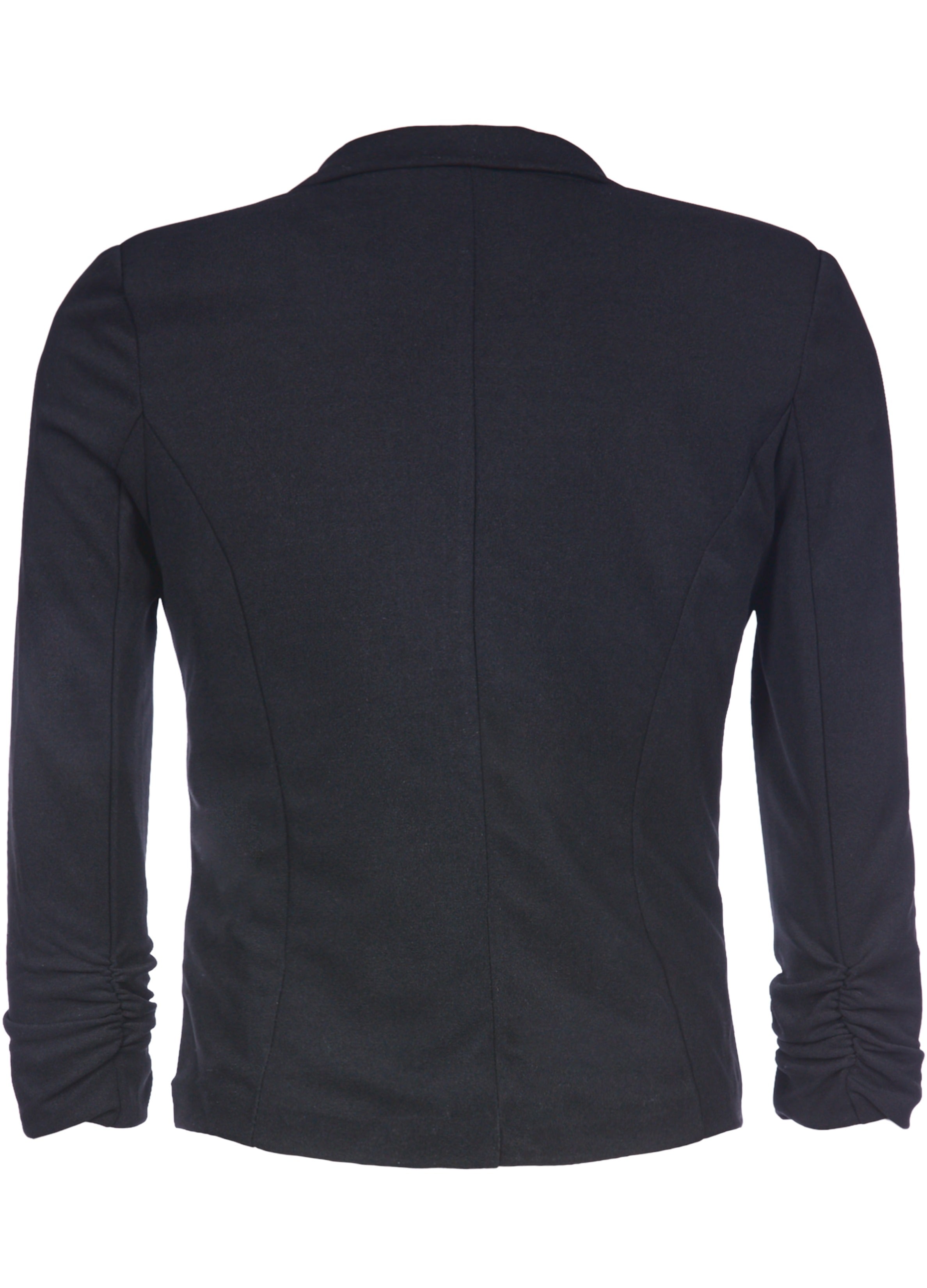 Veste manches plissées - Noir - 2