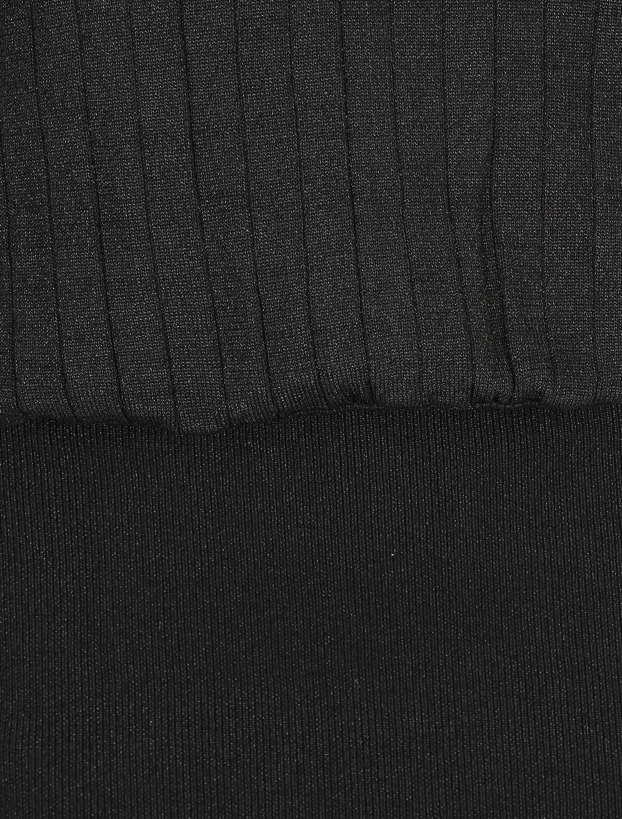 Robe pull stretch pailletté - Noir - 3