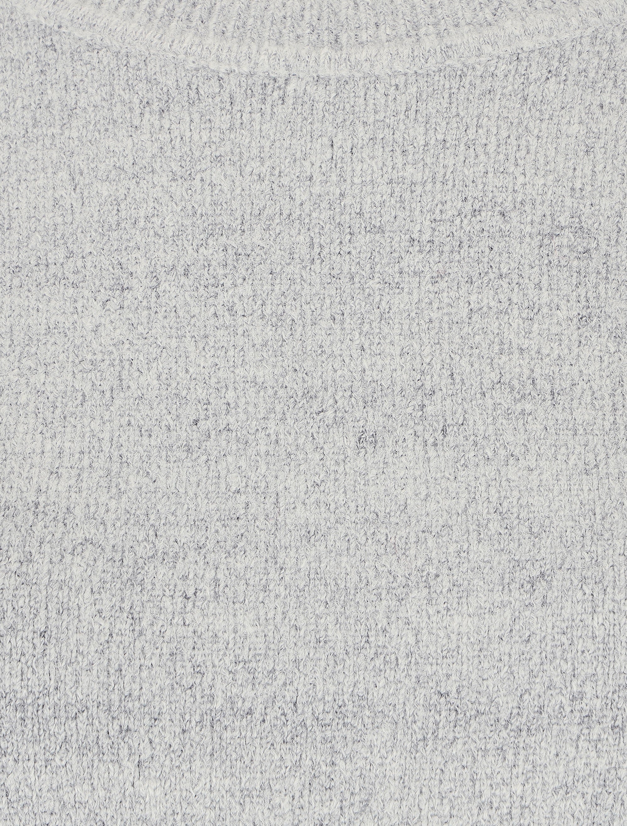 Pull col rond en cachemire mélangé - Gris clair - 3