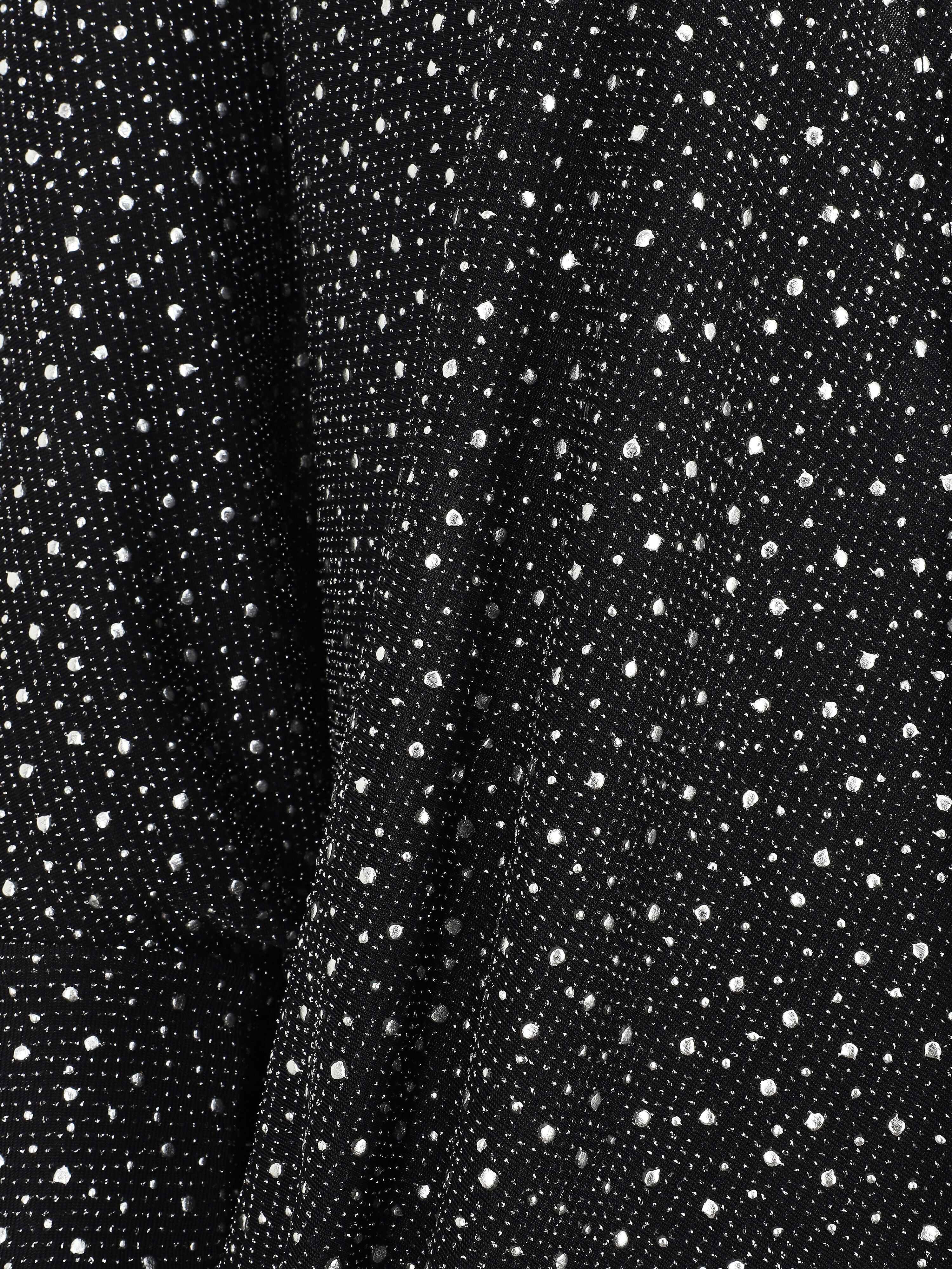 Gilet chauve-souris moucheté et irisé - Noir - 3
