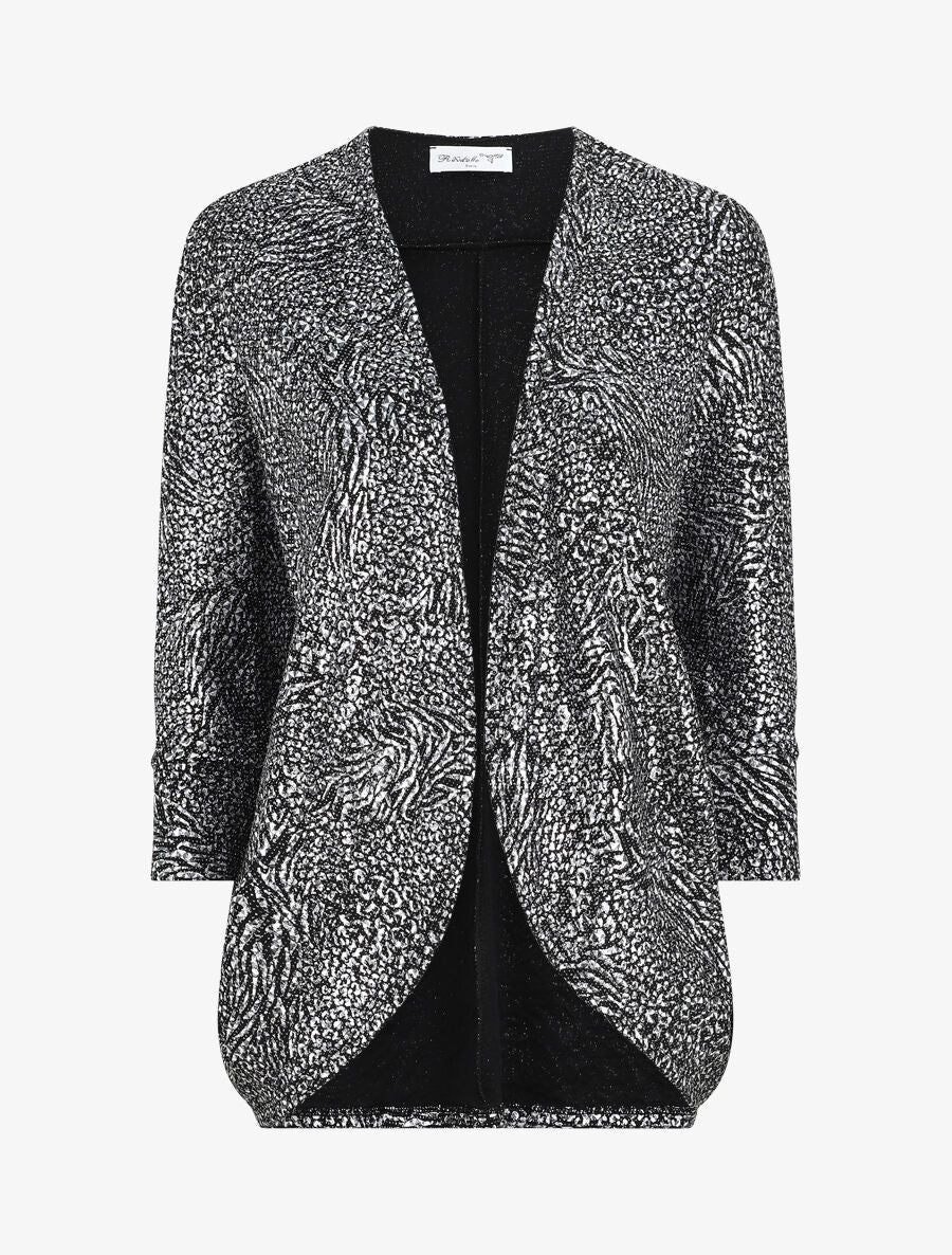 Gilet chauve-souris à motifs irisés animal - Noir - 1