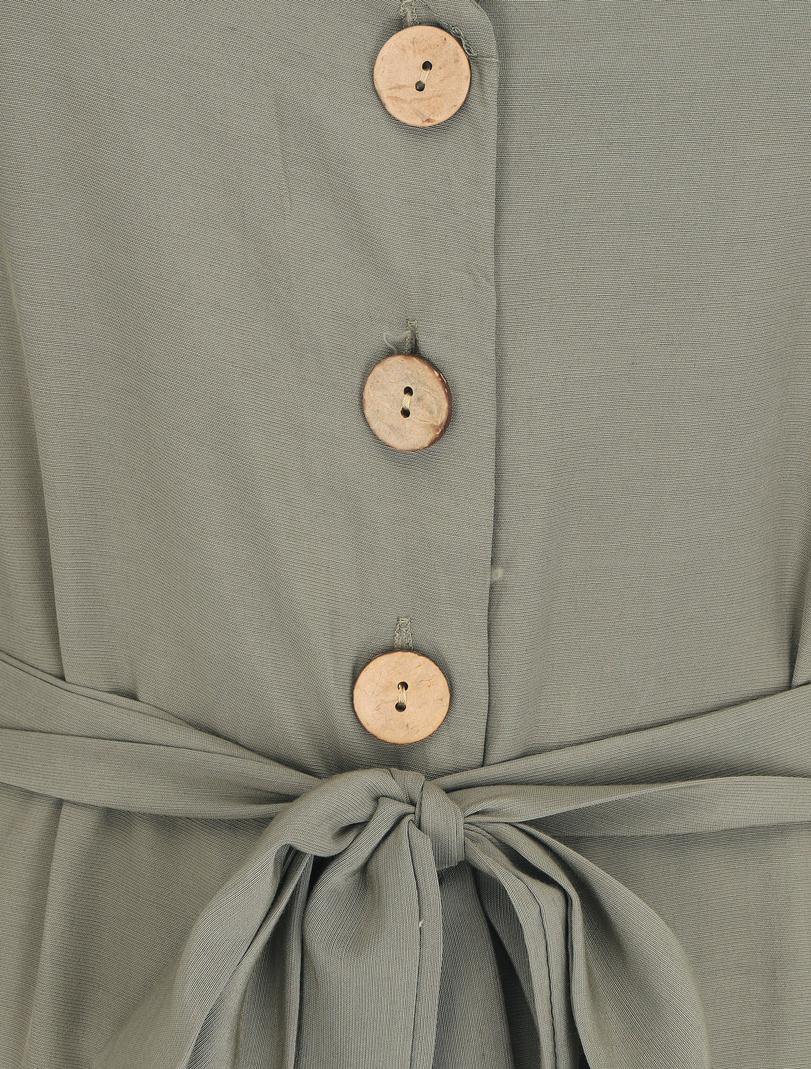 Combinaison ample boutonnée - Vert - 3