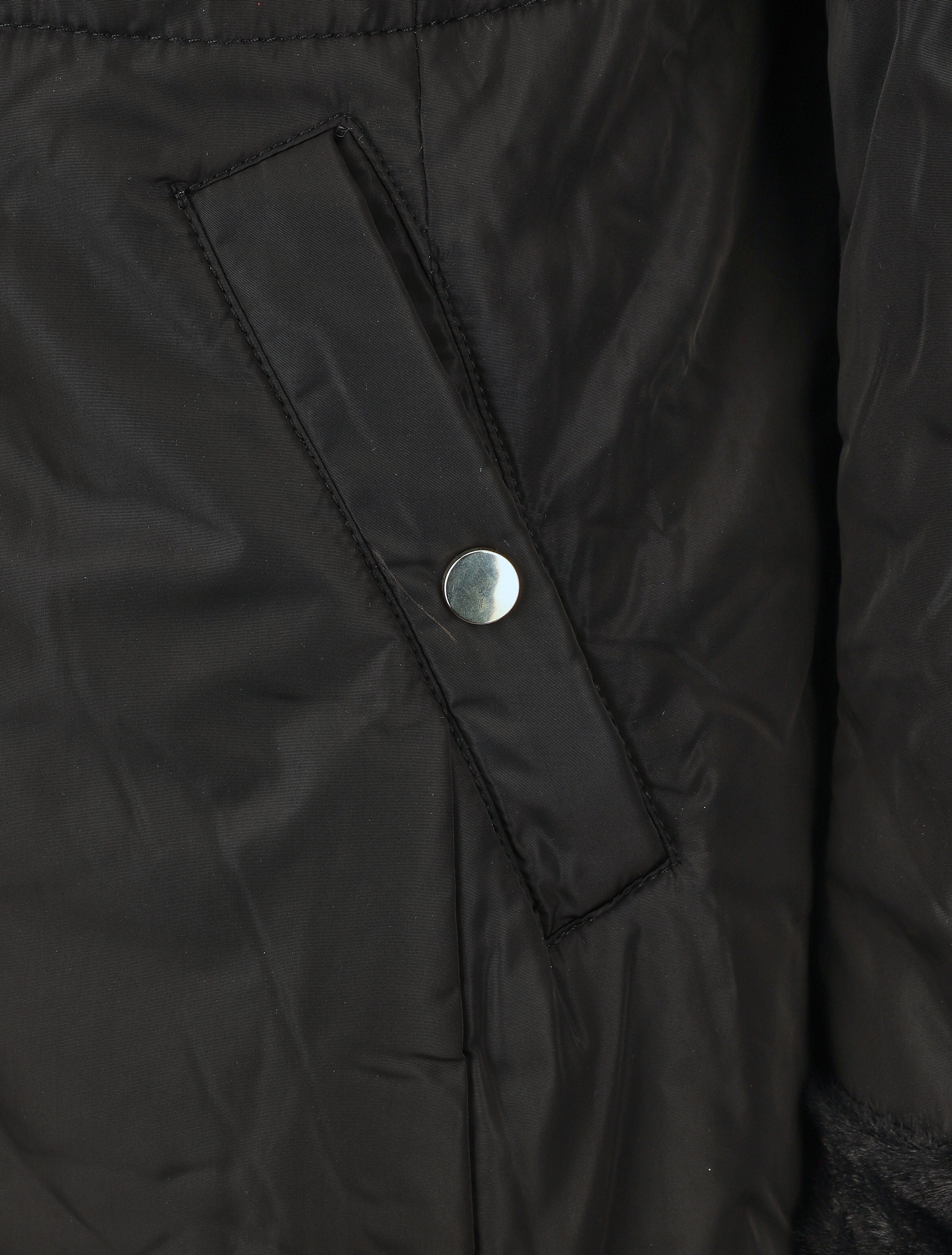 Parka réversible droite grande taille - Noir - 3