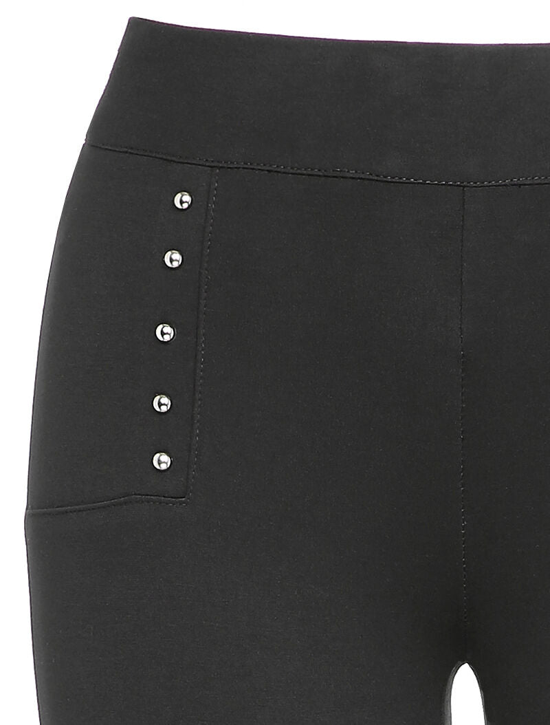 Legging à détails cloutés - Noir - 3