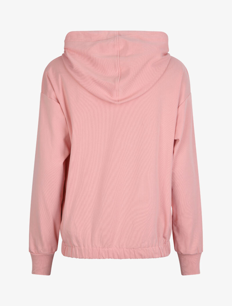 Sweat cargo à capuche - Rose - 2