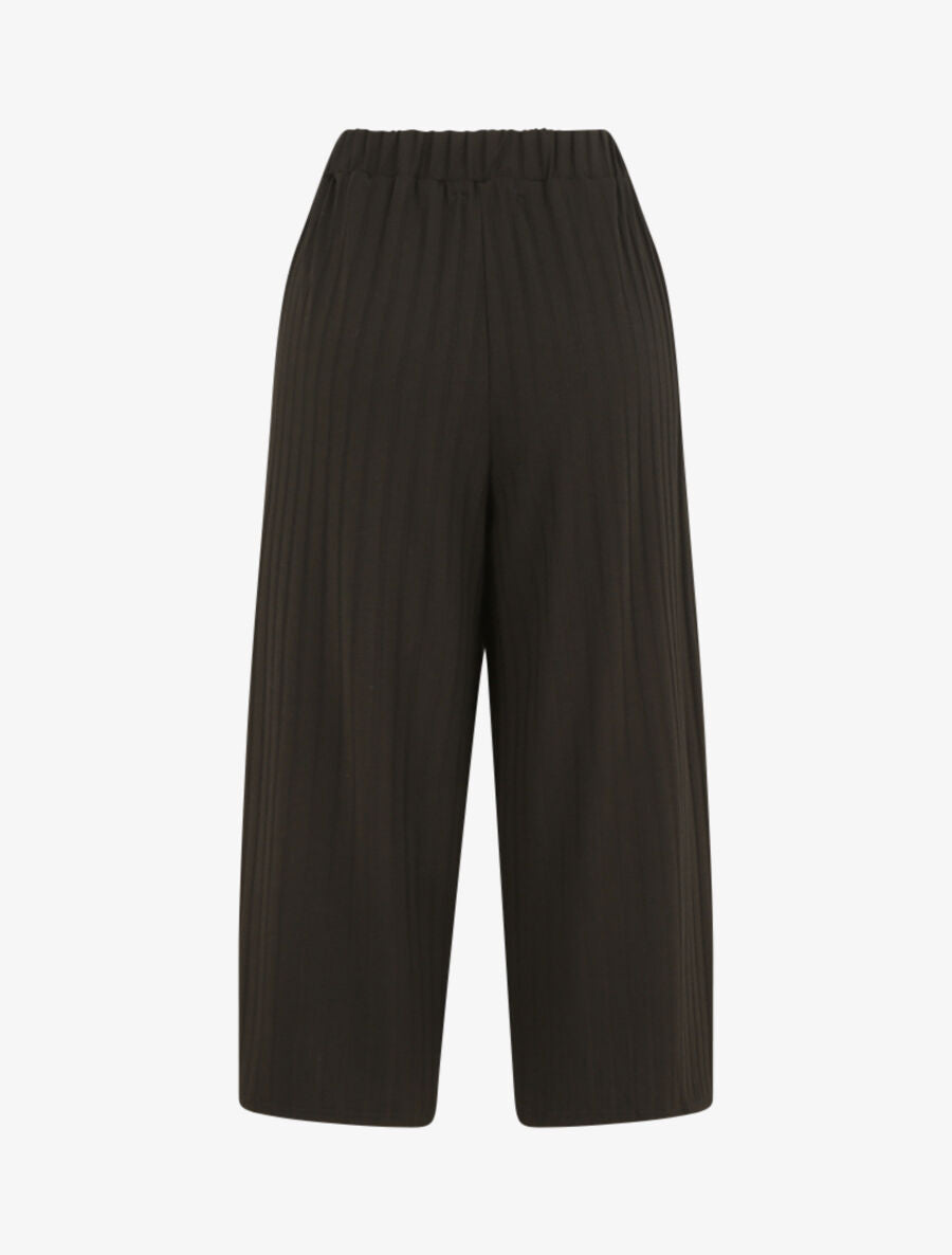 Pantalon ample côtelé - Noir - 2