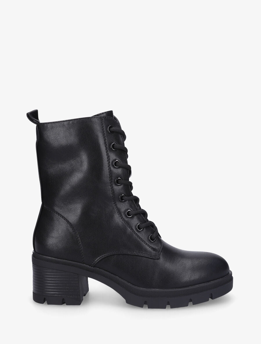 Bottines montantes à talon - Noir - 5
