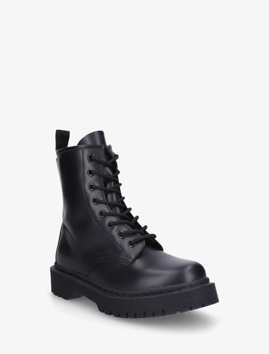 Bottines montantes à lacets - Noir - 2
