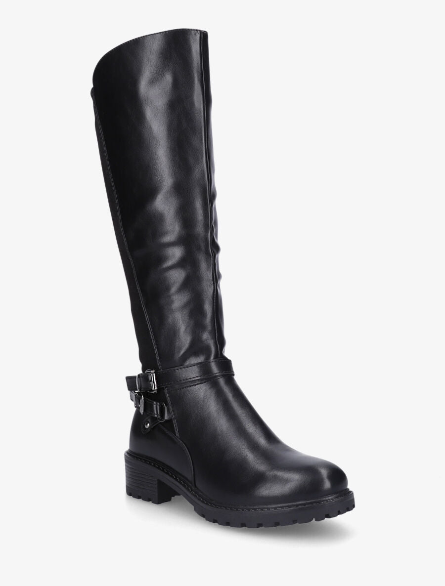 Bottes à contrefort en suédine - Noir - 2