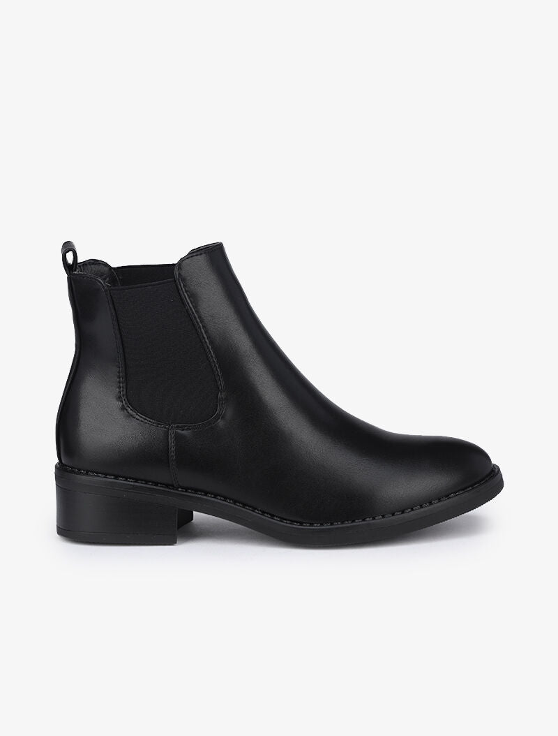 Chelsea boots unies - Noir - 2