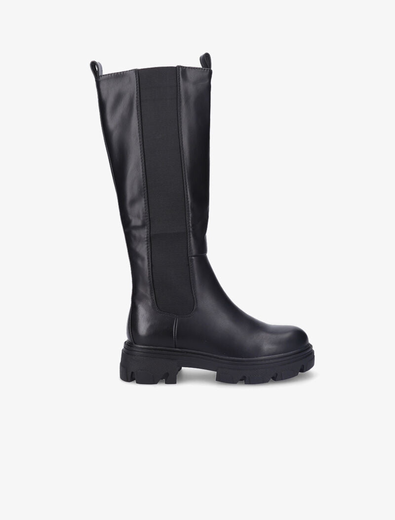 Bottes à semelles épaisses - Noir - 1