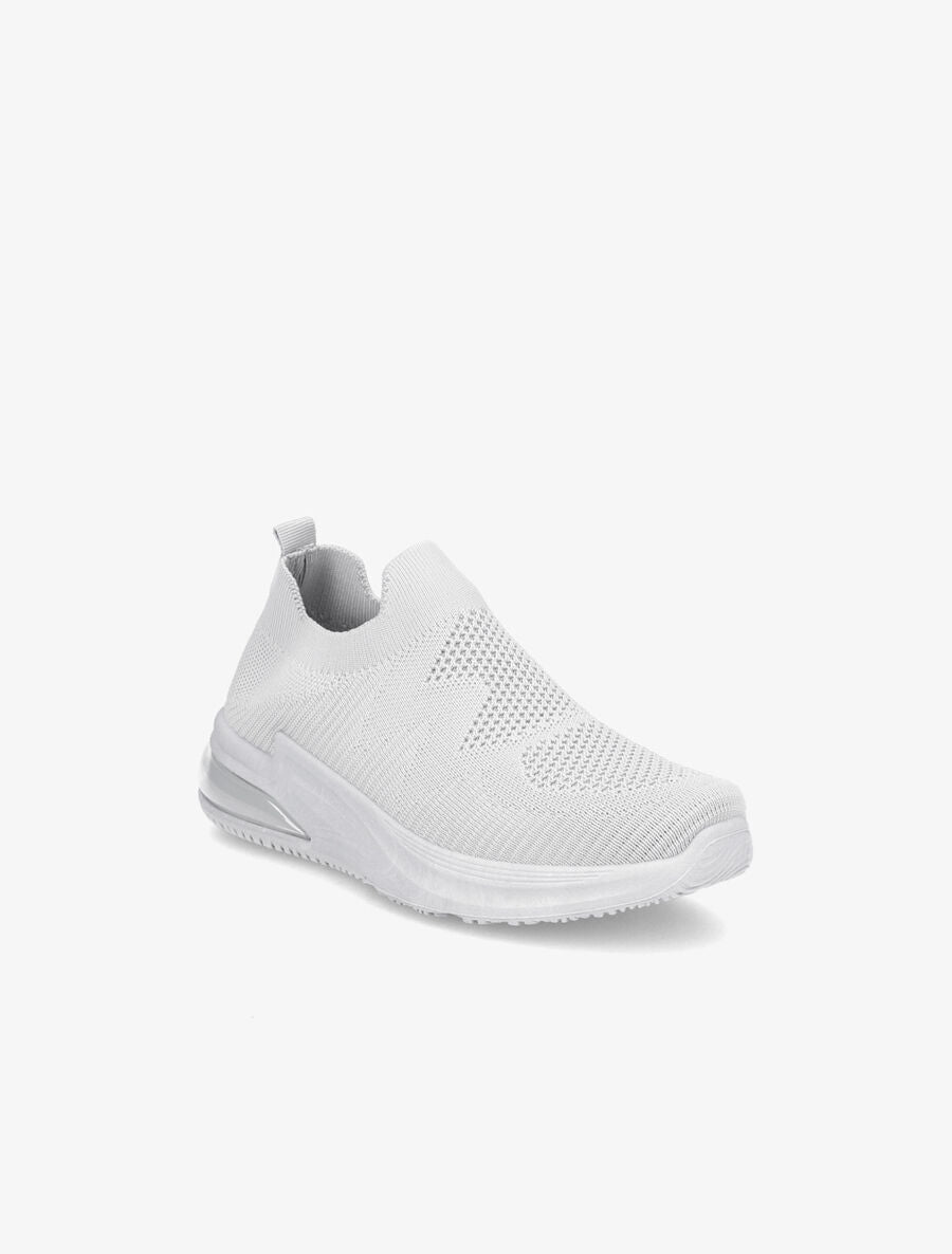 Baskets basses en mesh - Gris clair - 2