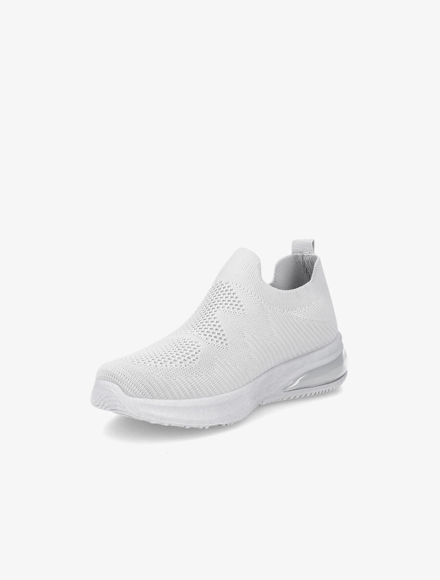 Baskets basses en mesh - Gris clair - 3