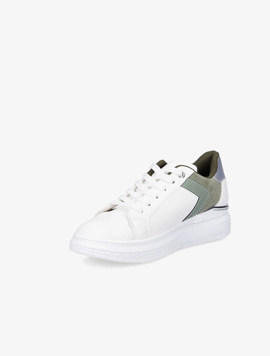 Sneakers à détail métallique - Kaki - 3