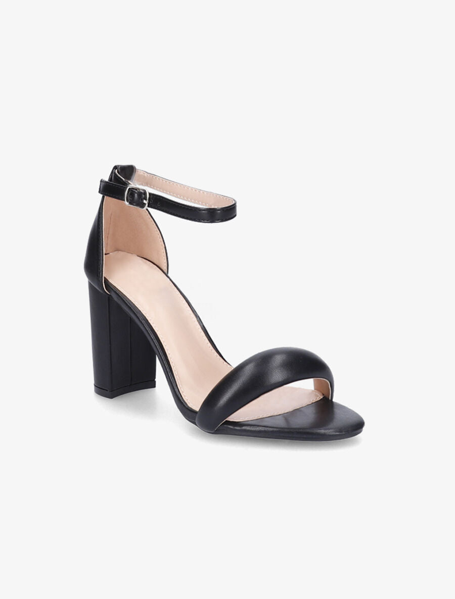 Sandales à bride matelassée - Noir - 2