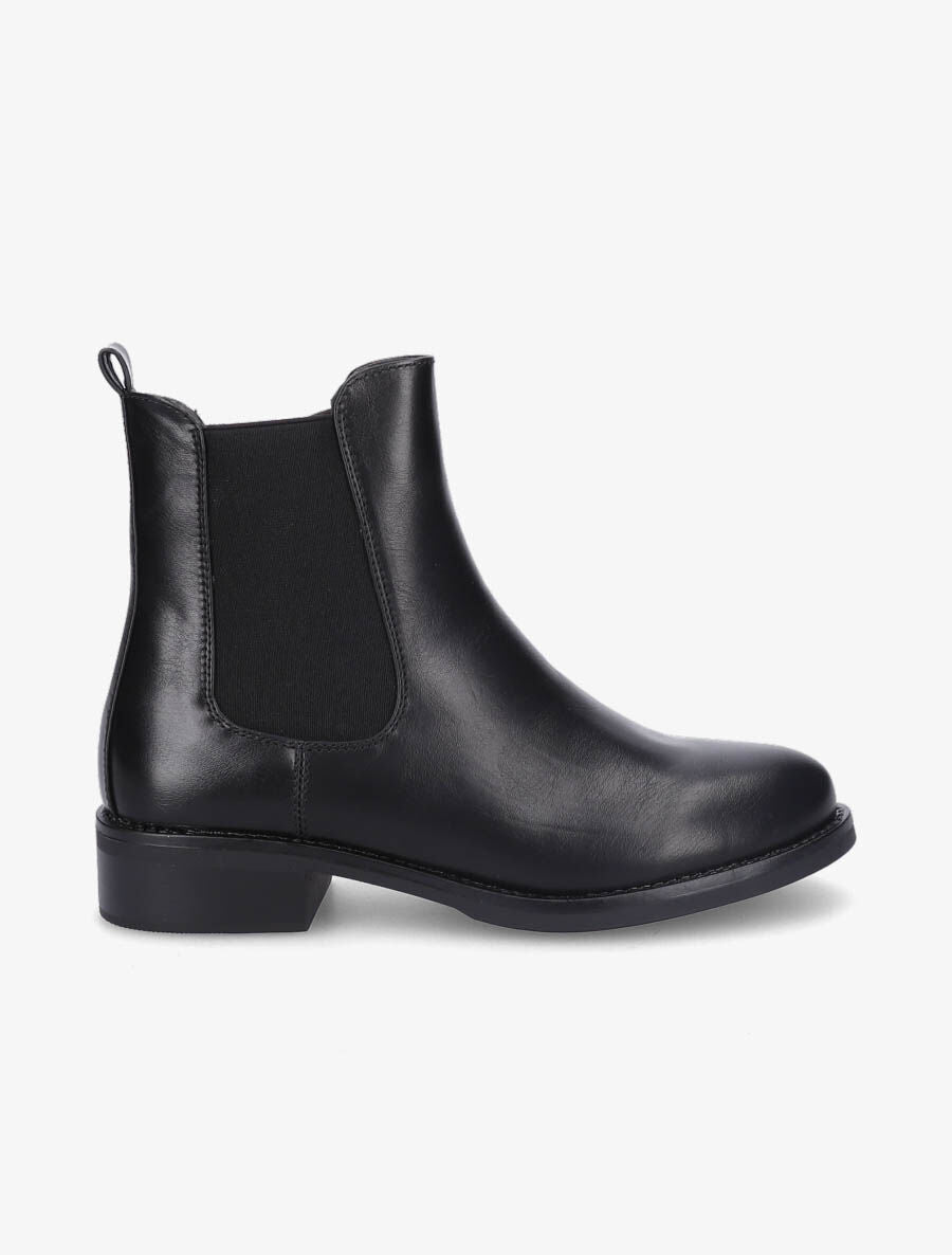 Bottines élastiquées - Noir - 1
