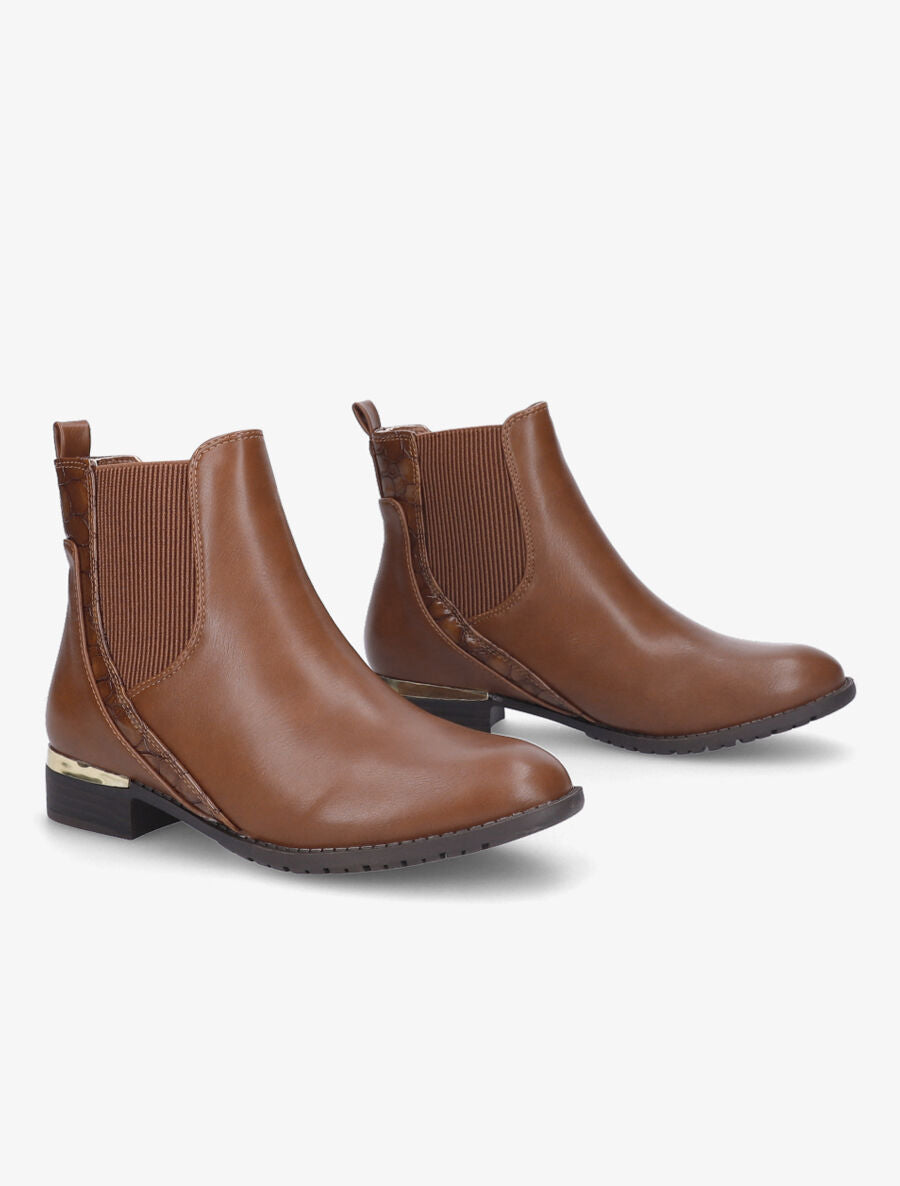 Chelsea bimatière - Camel - 4