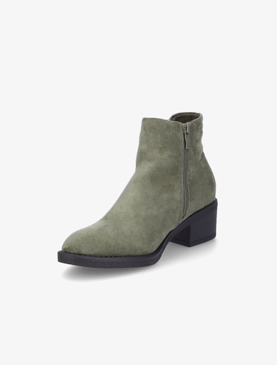 Bottines classiques en suédine - Kaki - 3