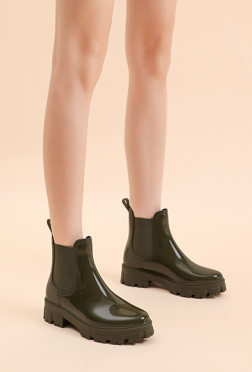 Bottines de pluie - Kaki - 5