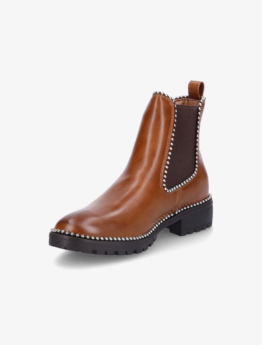 Chelsea boots à billes - Camel - 3