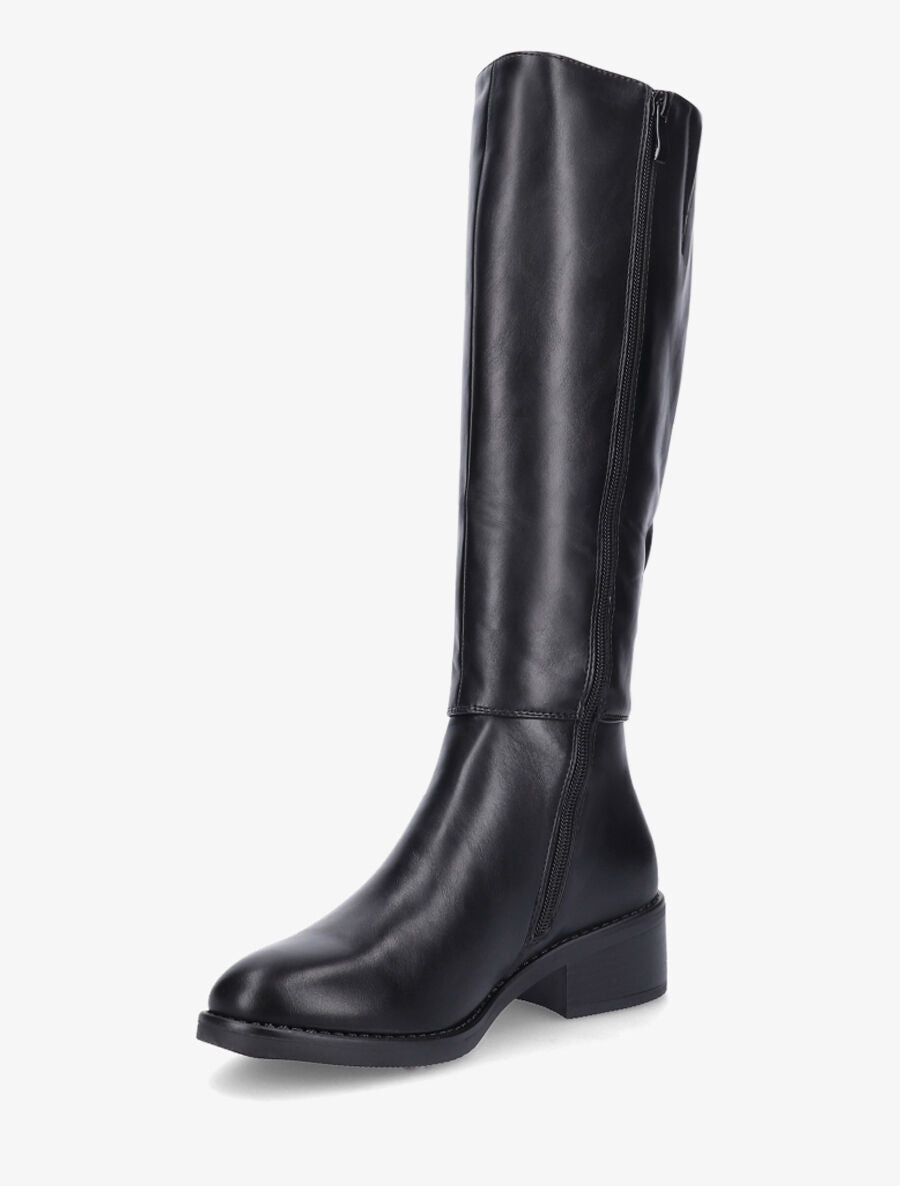 Bottes en simili cheville ornée d&