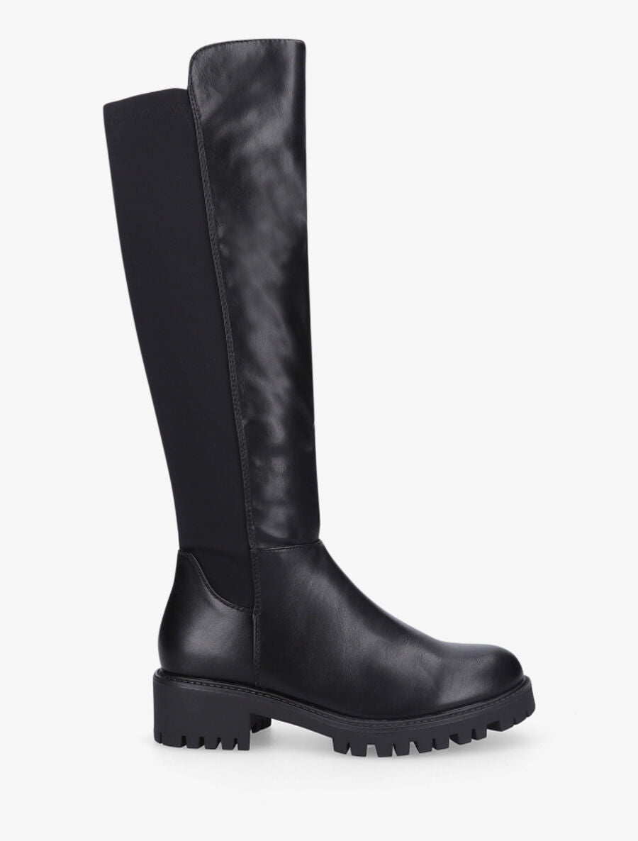 Bottes bi-matière simili et gomme - Noir - 5