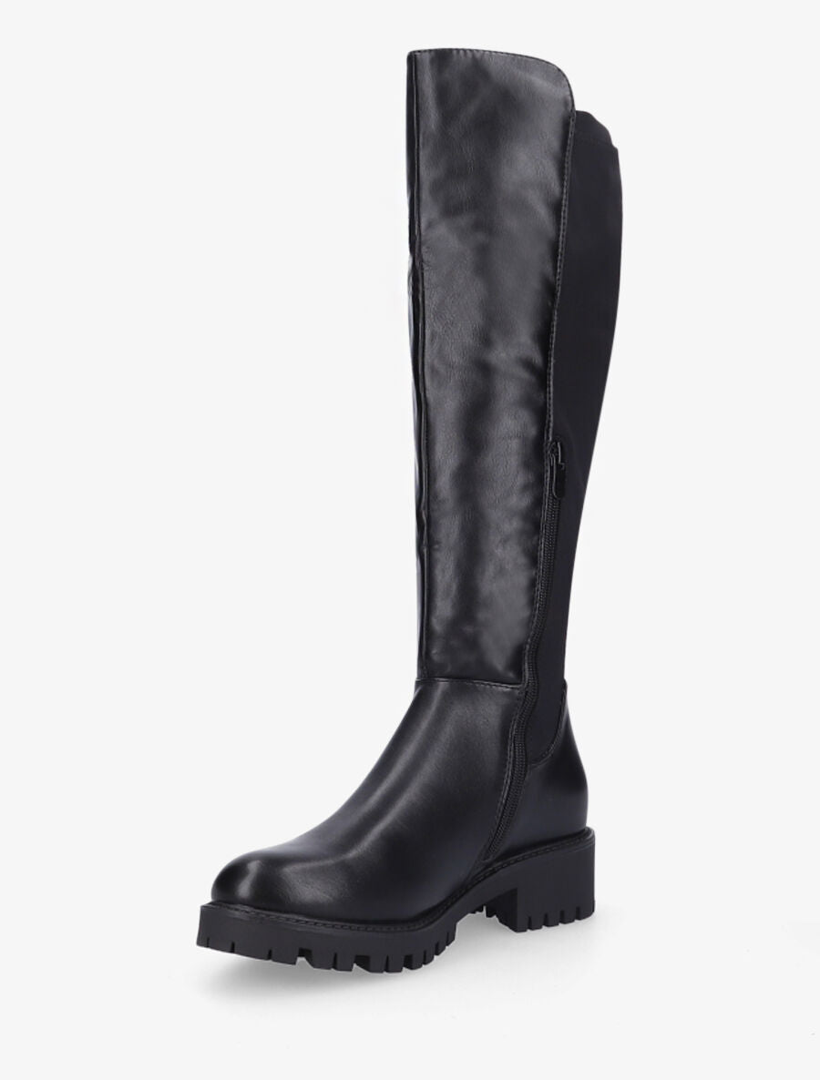 Bottes bi-matière simili et gomme - Noir - 3
