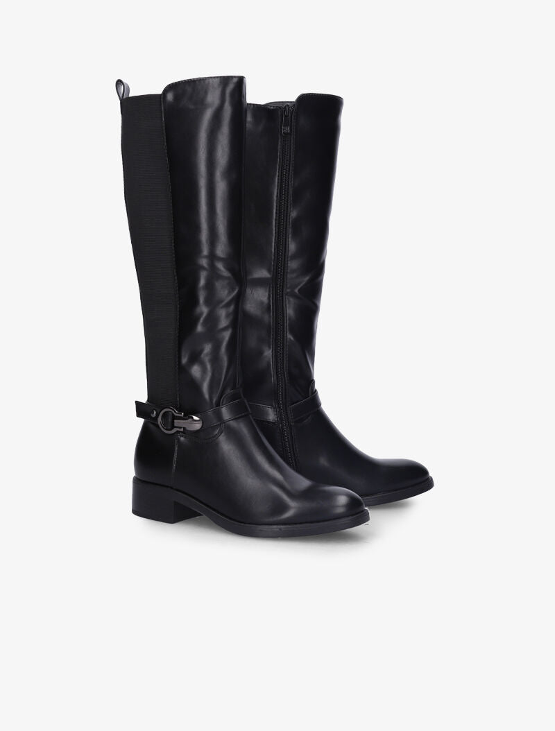 Bottes à côté élastiqué - Noir - 4