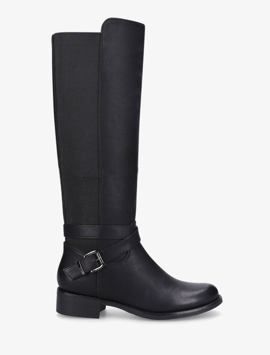 Bottes classiques élastiquées - Noir - 1