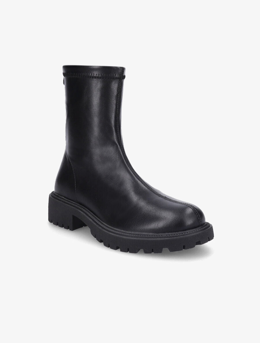 Bottines souples en simili - Noir - 2