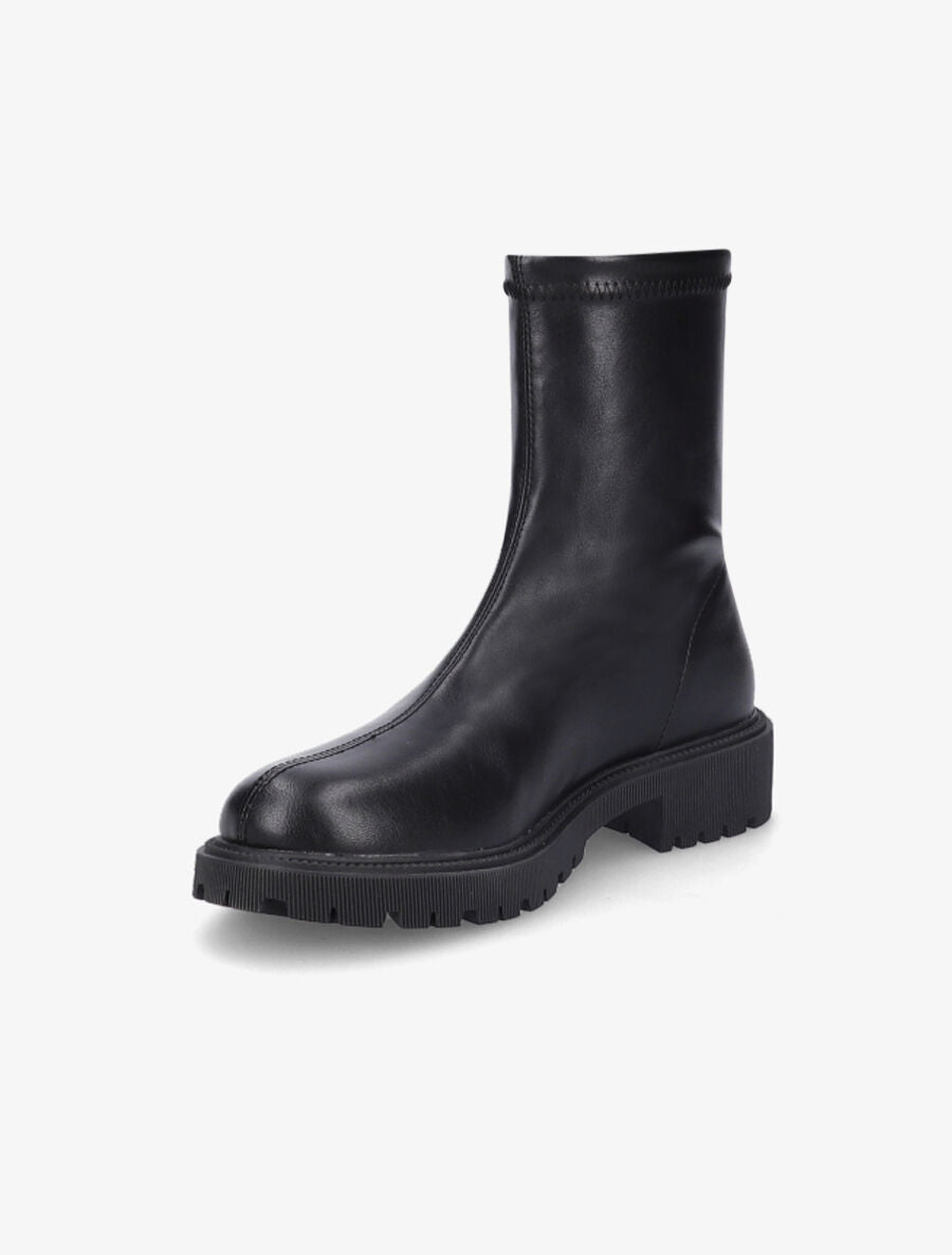 Bottines souples en simili - Noir - 3