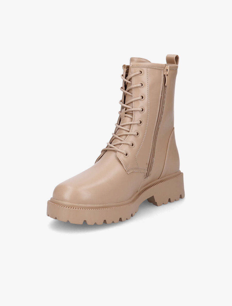 Rangers basique en simili - Beige foncé - 3