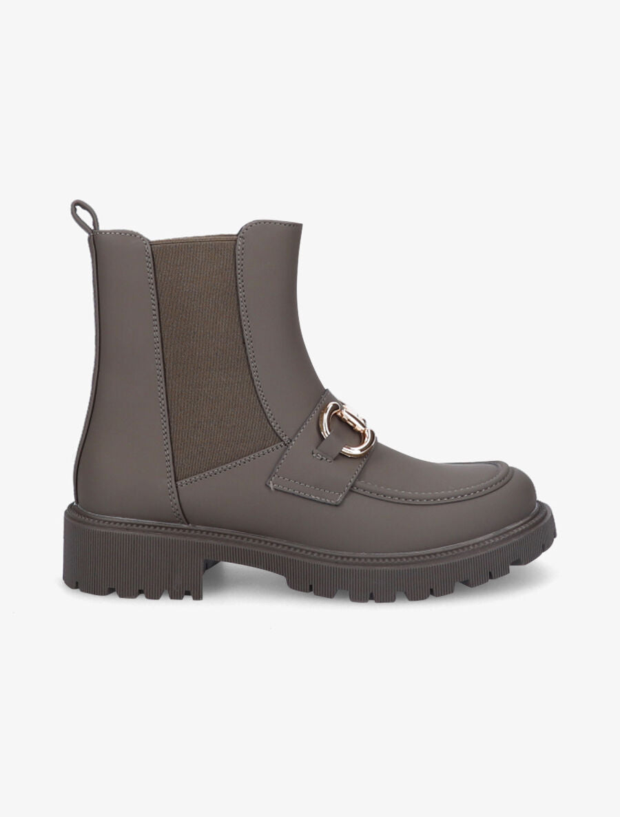 Chelsea boots à boucle fantaisie - Kaki - 5