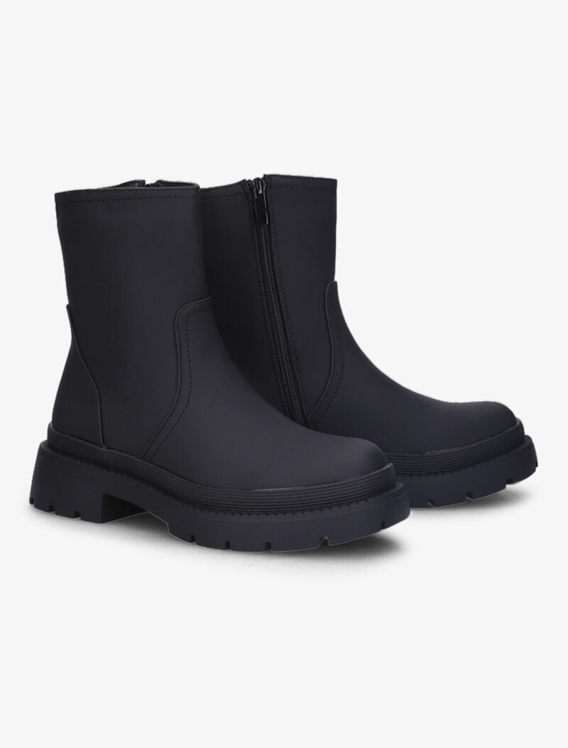 Bottines à semelles crantées - Noir - 1