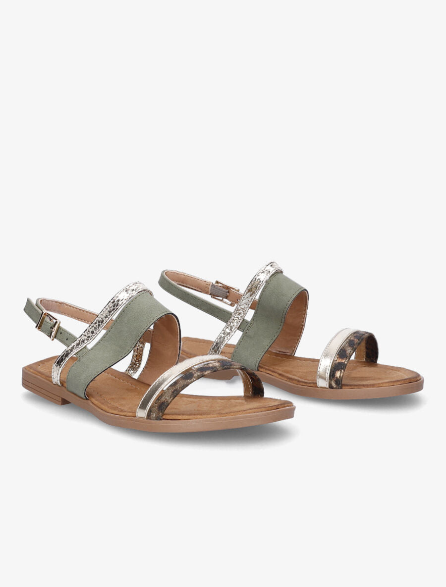Nu-pieds irisés - Kaki - 5