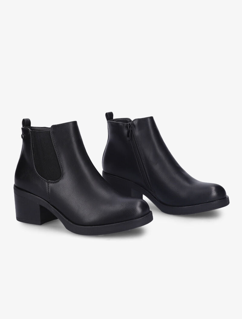 Bottines en simili ornée d&