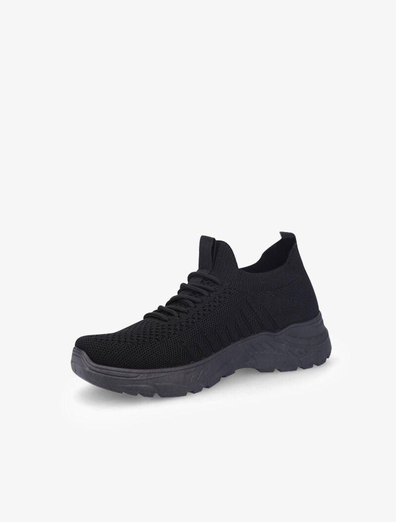 Sneakers en mesh - Noir - 4