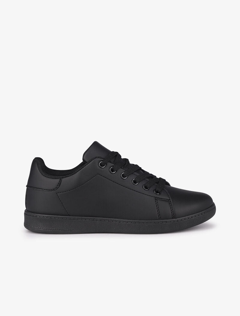 Sneakers à contrefort contrastant - Noir - 5