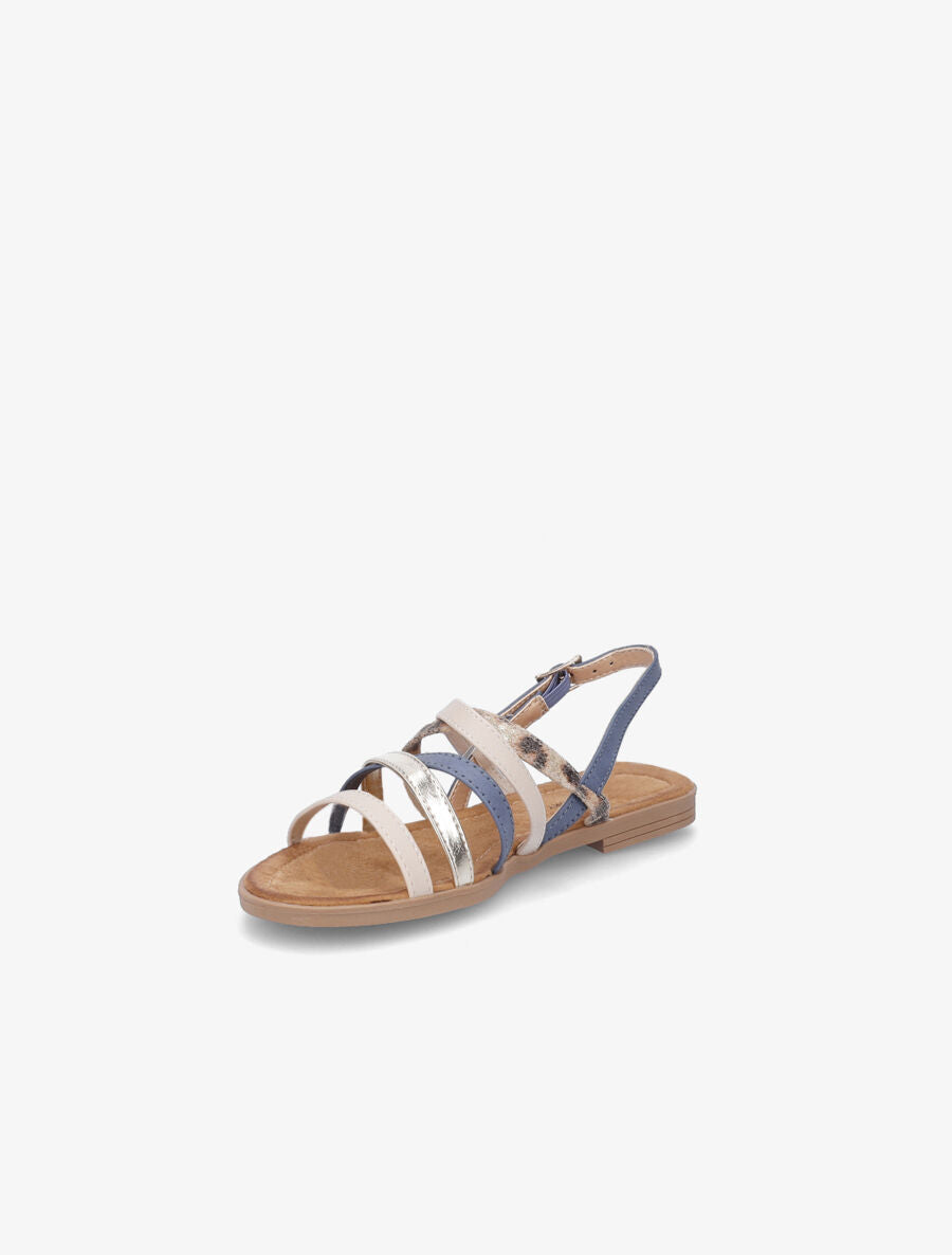 Nu-pieds fantaisies multibrides - Bleu - 4