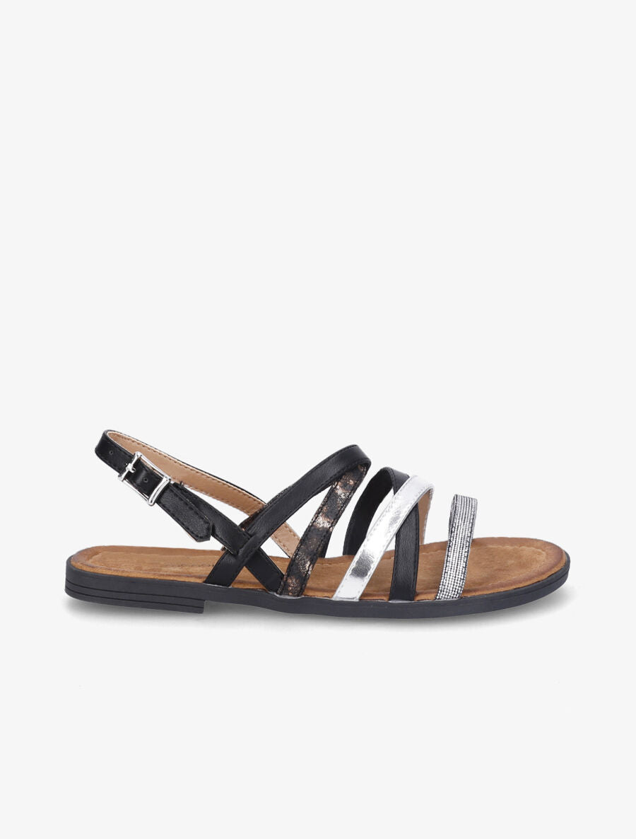 Nu-pieds fantaisies multibrides - Noir - 5