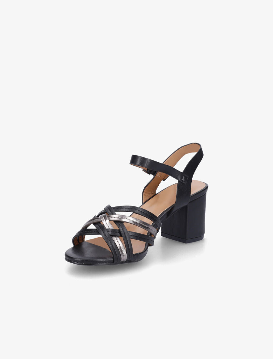 Sandales mi-hautes multibrides - Noir - 3