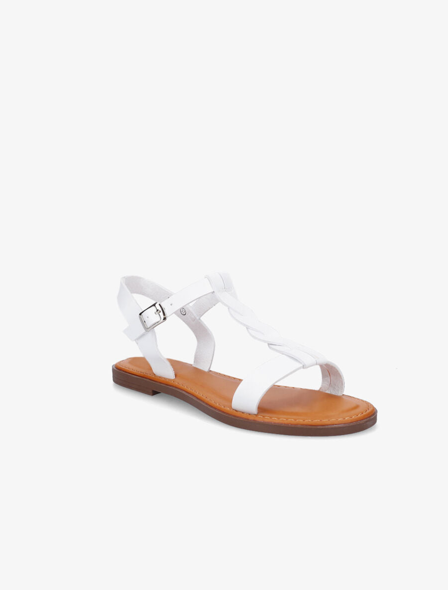 Nu-pieds torsadés - Blanc - 2