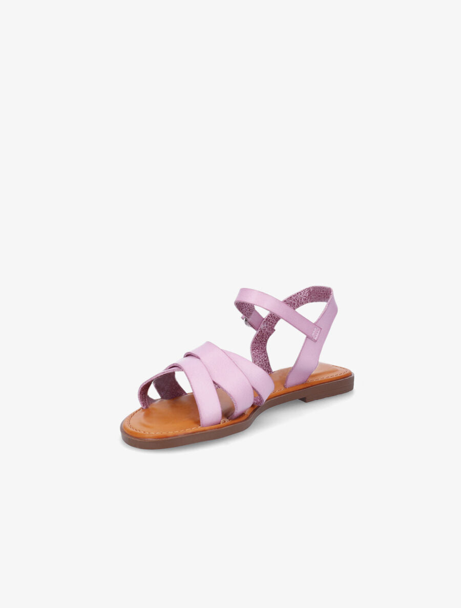 Nu-pieds classiques à brides entrecroisées - Lilas - 3