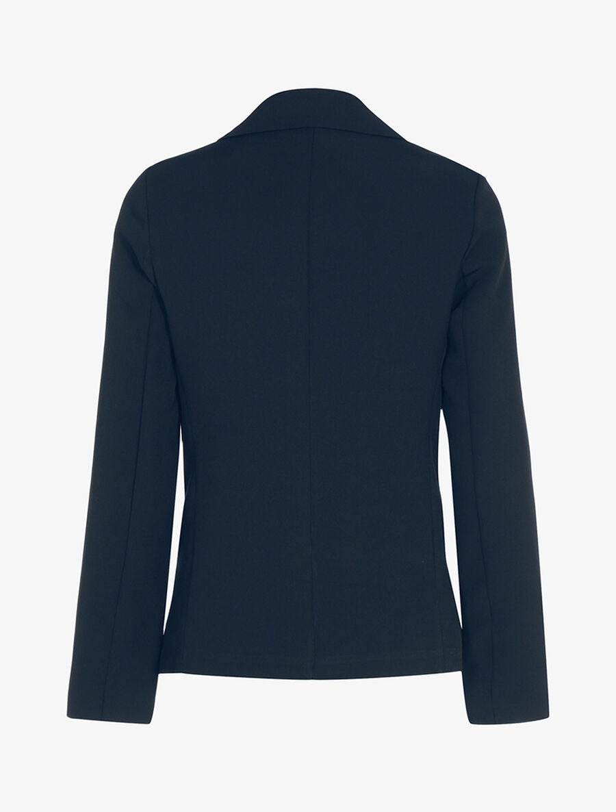 Veste fluide boutonnée - Marine - 2