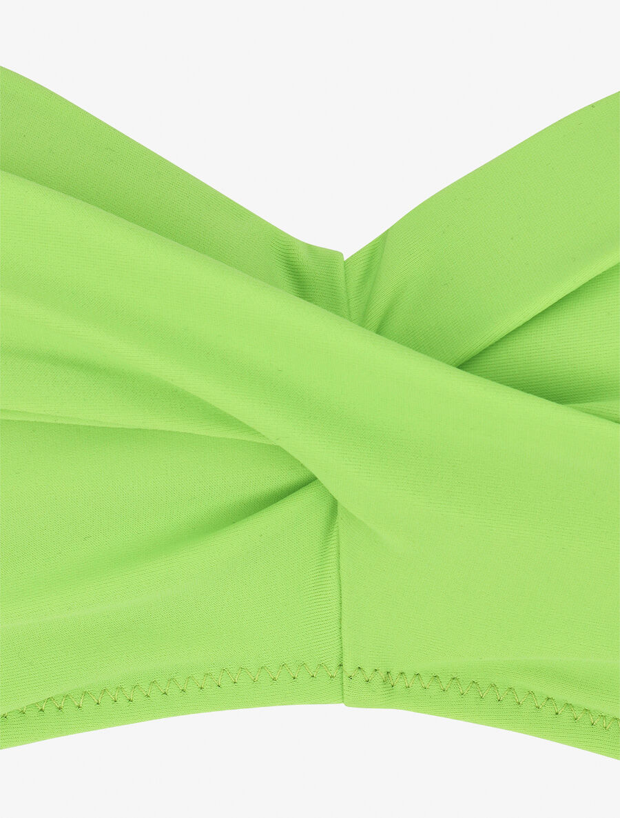 Maillot de bain 2 pièces torsadé - Vert pomme - 3