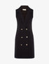 Robe tailleur boutonnée - noir - 1