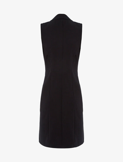 Robe tailleur boutonnée - noir - 2
