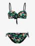 Bikini jungle à balconnet - noir - 3