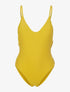Monokini ajouré sur les côtés - moutarde - 1
