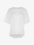 Blouse transparente à liserés argentés - blanc - 3